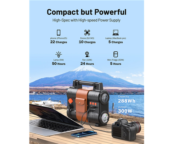 Large outdoor power supply